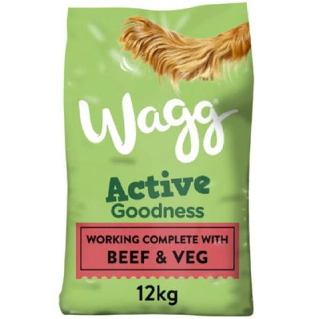 Wagg Active Goodness Beef & Veg 12Kg