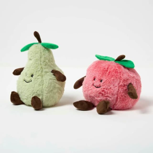Homescapes Apple And Pear Doorstop Set Of 2