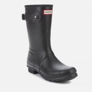 Hunter Womens Original Short Wellies - Black - 3