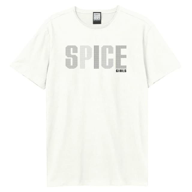 Amplified Amplified Men Spice Logo T-Shirt in White Size: X-Small White XS Male 5063806466192