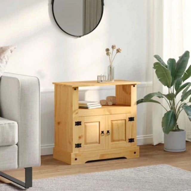 vidaXL TV Cabinet Mexican Pine Corona Range 80x43x78cm Home HiFi Stand Unit