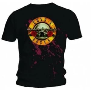 Guns N Roses Bullet Mens Black T Shirt: Large