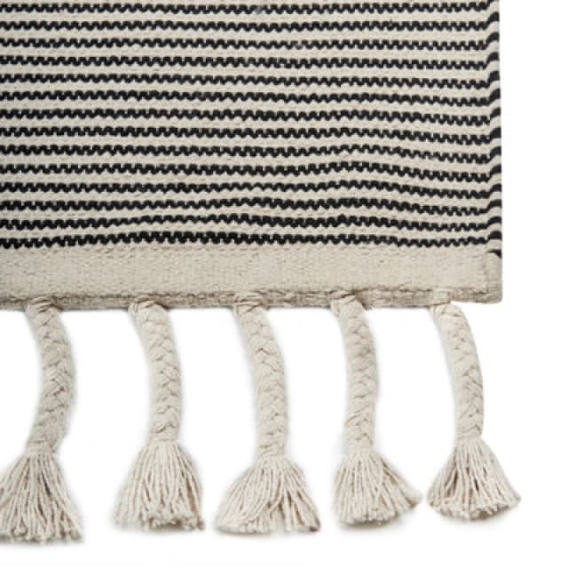 Beliani Rug Dokuz Beige 160 X 230 Cm Cotton