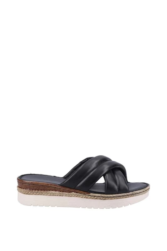 Hush Puppies Womens 'Samira' Mule Sandal in Black Size: 4 Black Female 4