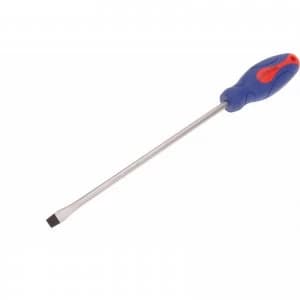Faithfull Soft Grip Flared Slotted Tip Screwdriver 10mm 250mm