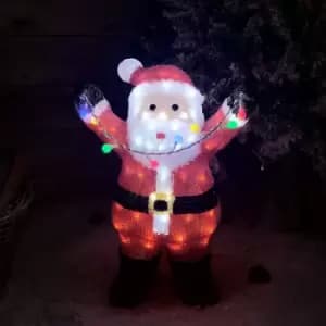 Samuel Alexander - 49cm LED Indoor Outdoor Acrylic Santa Christmas Decoration