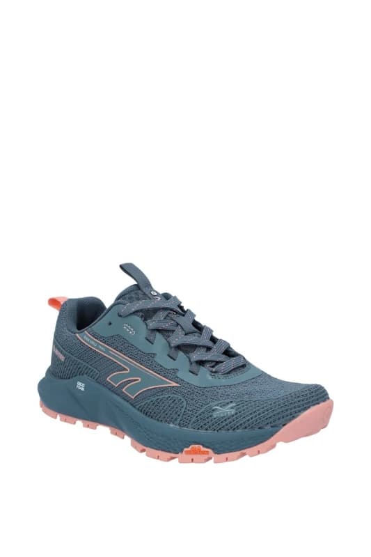 Hi-Tec Womens Geo Nakuru Trainers in Teal Size: 4 Teal Female 4