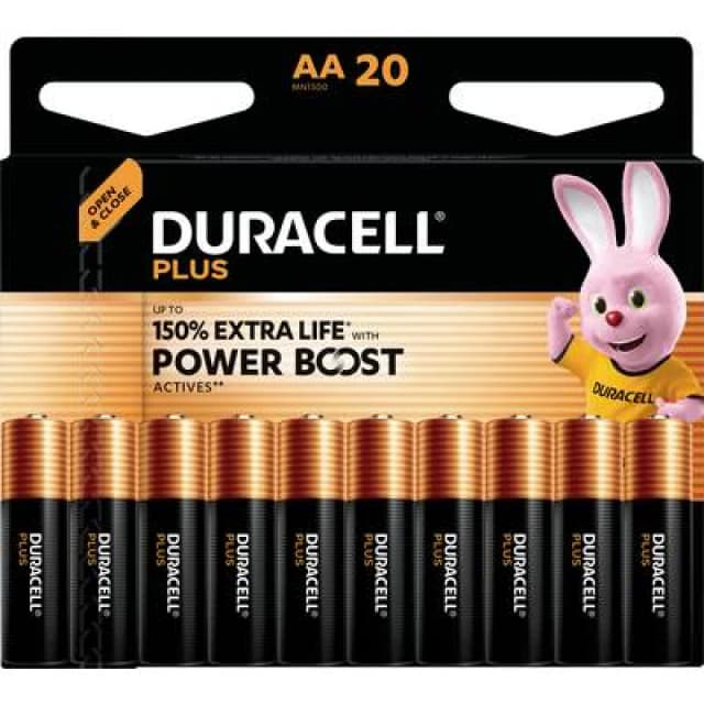 Duracell Duracell Plus Power Boost AA battery 1.5 V 20 pc(s) 151281