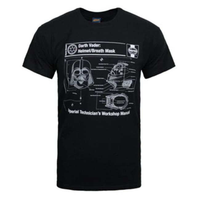 Star Wars Short Sleeved T-Shirt Black