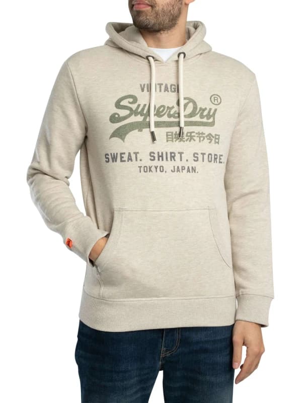 Superdry Hooded sweatshirt Superdry Vl Heritage Beige Male XL