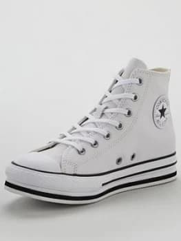 Converse Chuck Taylor All Star Platform Eva Hi Junior - White Black