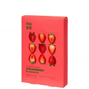 Holika Holika Pure Essence Mask Sheet (5 Masks) 155ml (Various Options) - Strawberry