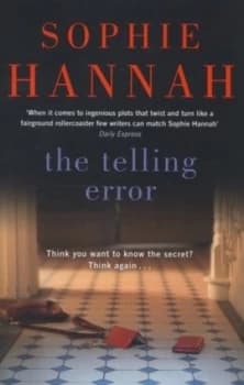The Telling Error by Sophie Hannah Hardback