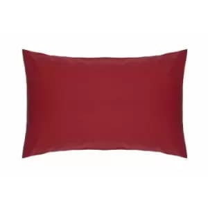 Easy Care Minimum Iron Pillowcase Red