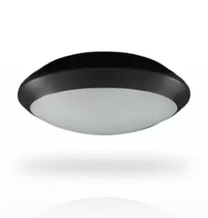 Phoebe LED Bulkhead 15W Cool White Emergency Melana 110° Black IP66