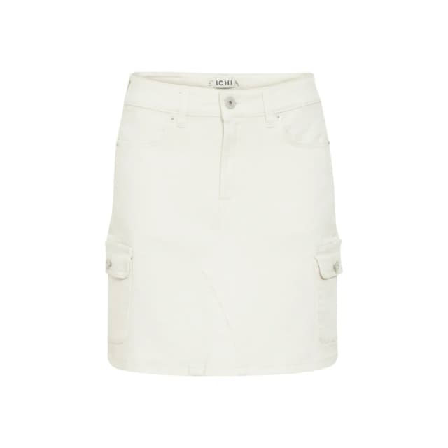 Ichi Mini skirt woman Ichi Ziggy SK4 Blanc Female 36