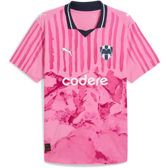 Puma x KidsSuper Monterrey Authentic Home Shirt 2025 2026 Adults Pink male S