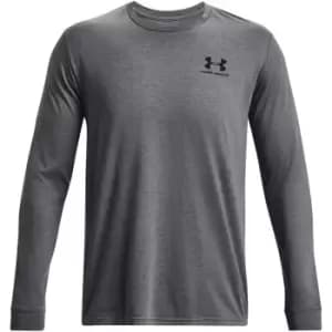 Under Armour Sports Chest T Shirt Mens - Grey