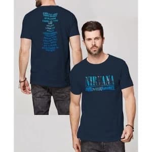 Nirvana - Nevermind Unisex Large T-Shirt - Blue