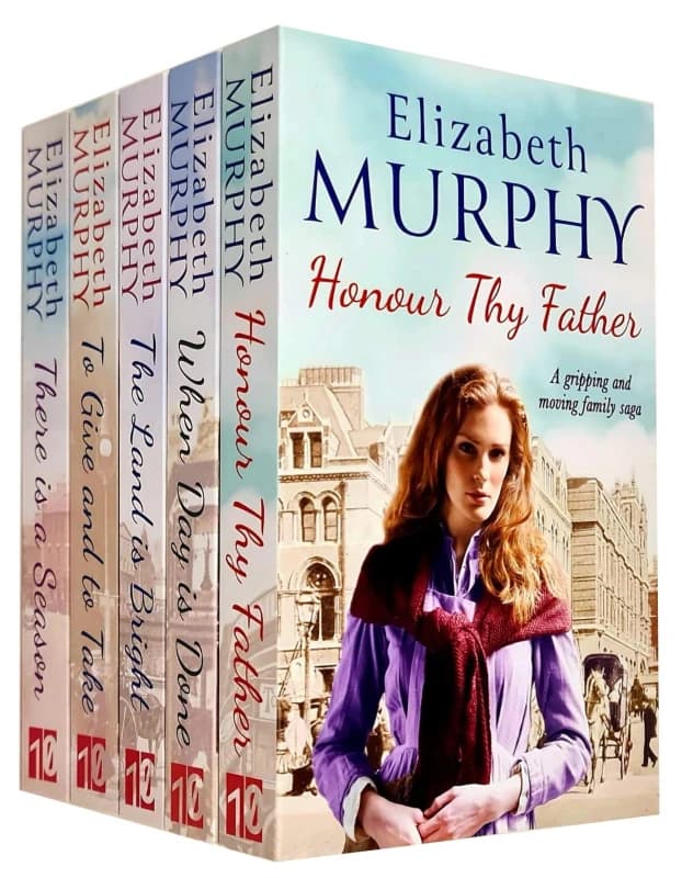 Elizabeth Murphy Liverpool Sagas 5 Books Collection Set Honour Thy Father, Day is Done Elizabeth Murphy Books