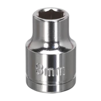 Sealey S0576 WallDrive Socket 8mm 3/8"Sq Drive