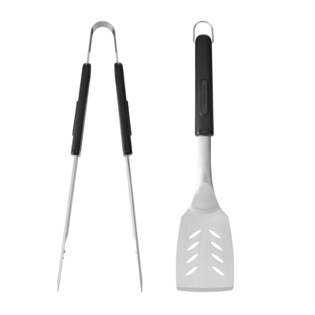 Masterclass Barbecue Tongs & Turner, Set of 2 Black