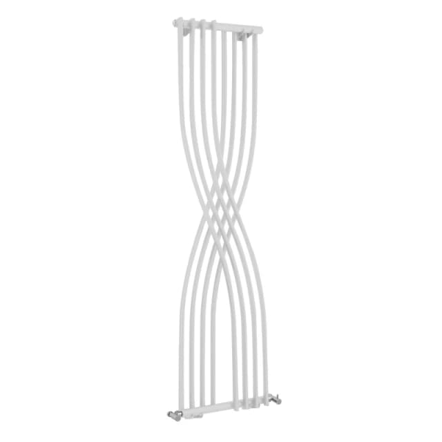 Balterley Spirit Curved Designer Radiator, 1775mm x 450mm - Gloss White White Unisex