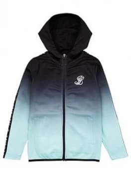 Illusive London Boys Fade Scope Zip Through Hoodie - Back/Mint