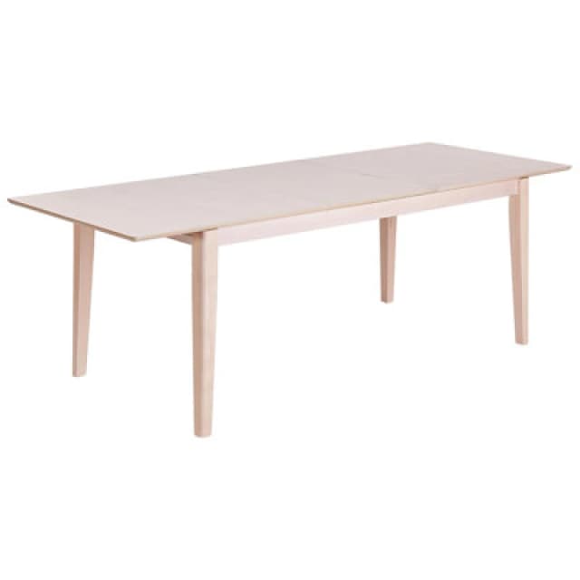 Beliani Extending Dining Table Crosby Light Beech 180/240 Cm 90 Cm