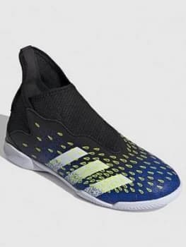 Adidas Junior Predator Laceless 20.3 Astro Turf Football Boot - Black/Yellow