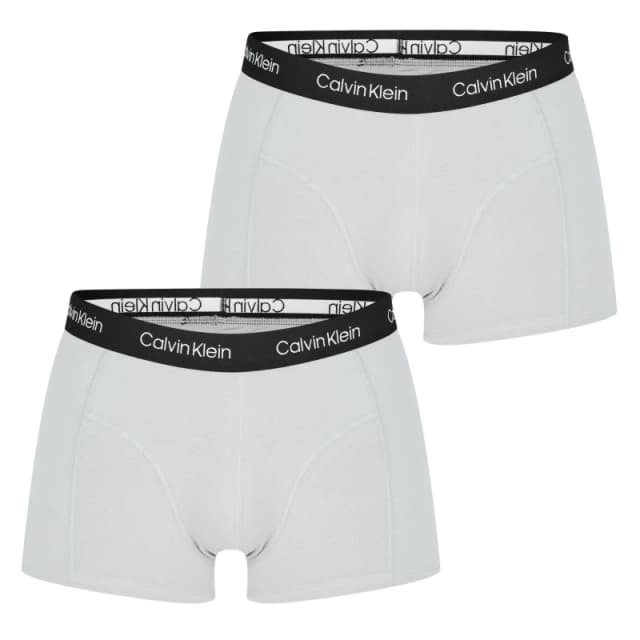 Calvin Klein 365 2 Pack Trunks Gry/Gry 3OU male X Small