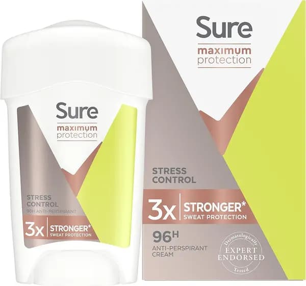 Sure Maximum Protection Stress Control Deodorant Cream 45ml