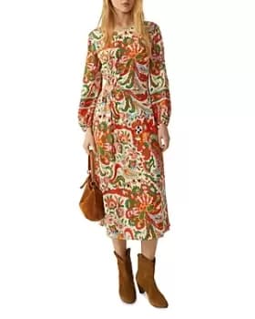 ba & sh Monica Cutout Midi Dress