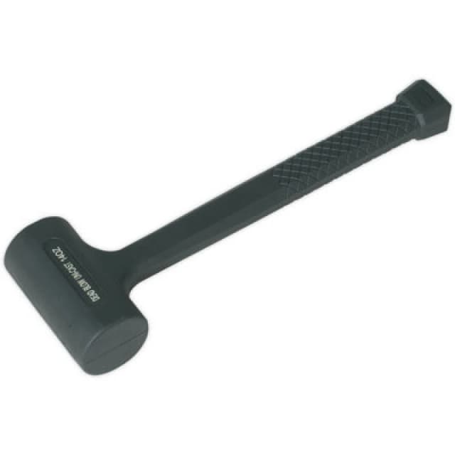 Loops 1lb Dead Blow Hammer - Shot Loaded Rubber Head Mallet - 450g Anti-Rebound Hammer Multi