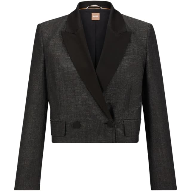 Boss Womens Joleah Blazer Dark Grey female 4 (XXS)