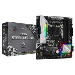 ASRock B450M Steel Legend AMD Socket AM4 Motherboard
