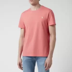 Polo Ralph Lauren Mens Custom Slim Fit Jersey T-Shirt - Amalfi Red - M