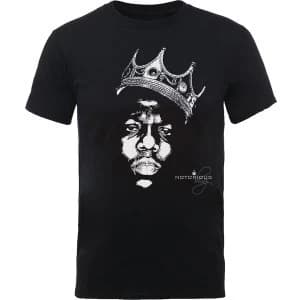 Biggie Smalls - Crown Face Mens XX-Large T-Shirt - Black