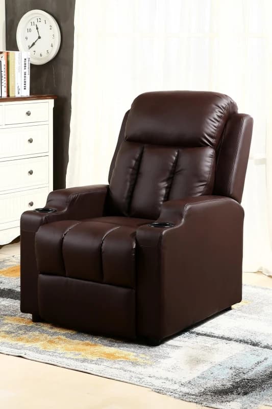 Studio Recliner Chair - Brown, Brown 5.05574E+12