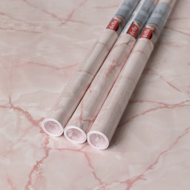 D C Fix dc fix Marble Pink Self Adhesive Vinyl Pack 3 Pink unisex 67X2 PACK3