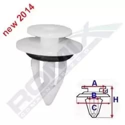 ROMIX Clip C60698 BMW,MINI,X5 (E70),X3 (F25),X6 (E71, E72),Countryman (R60),Paceman (R61)