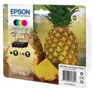 Epson C13T10G64020/604 Ink cartridge multi pack Bk,C,M,Y Blister...