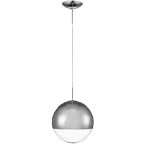 Pendant lamp Miranda Chrome polished 1 bulb 45cm