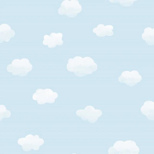 HOLDEN Holden - Cloudy Sky Children's Wallpaper Clouds Blue White Nursery Kids Decor AI-8THF-ZHHA