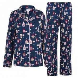 Bedhead Wine Taster Long Sleeve Pyjama Set - Wine Tasting