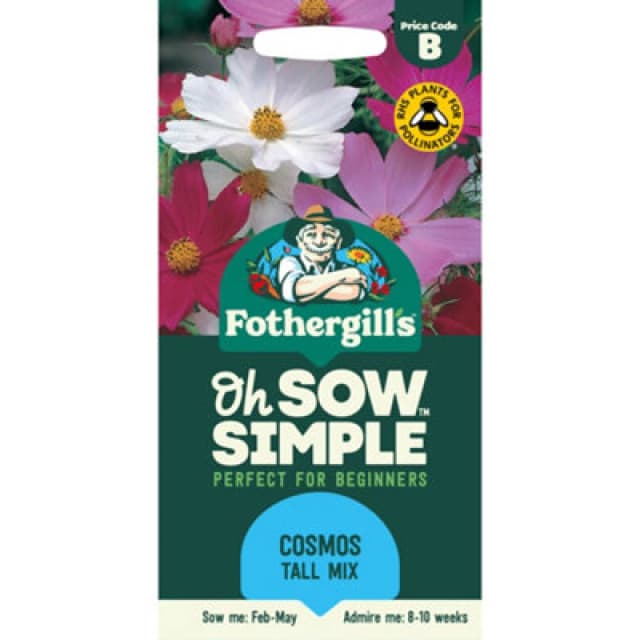 Mr Fothergills Oh Sow Simple Sensation Mix Cosmos Flower Seeds
