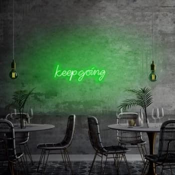 Keep Going - Green Green Wall Lamp