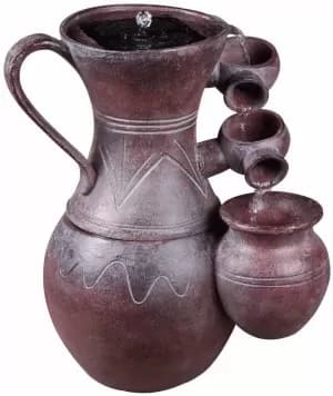 Smart Solar Pitcher Cascade Garden Fountain