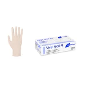 Vinyl 2000 PF Examination glove in pure Vinyl powderfree Medium (7-75), x100