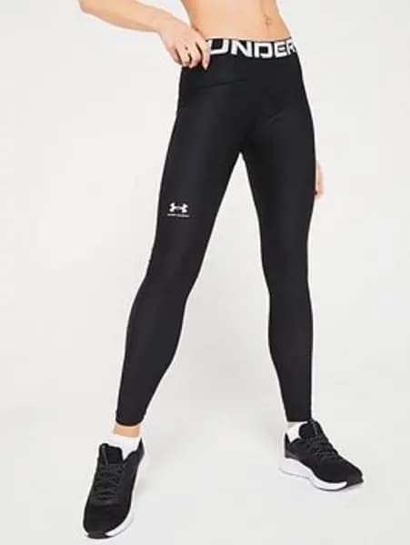 Under Armour Womens Training Heat Gear Authentics Legging - Black/White
